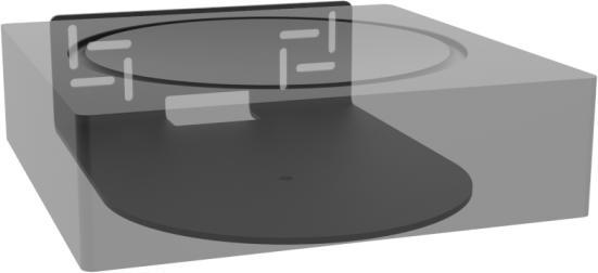Produktbild Cavus Wandhalterung für Sonos Amp Montage horizontal (1 Stk., Wandmontage)
