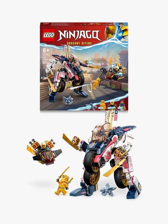 Produktbild LEGO Ninjago Soras Mech verwandelt sich in ein Rennrad (71792). (71792, LEGO Ninjago)