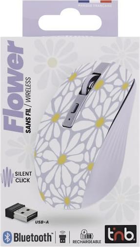 Produktbild T'nB Souris Sans Fil Exclusiv' (Violet/Blanc) (Kabellos)