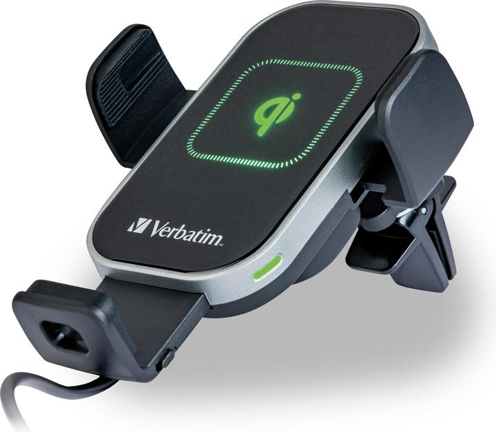 Image du produit Verbatim Chargeur de voiture Fast Qi Fast Wireless USB-C 15W FWC-02