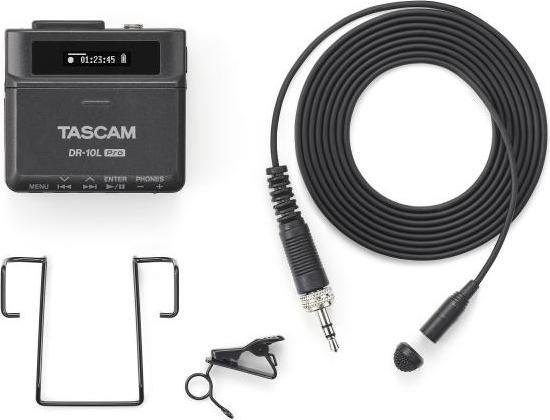 Actual product image Tascam DR-10L Pro lavalier recorder with adapter (Handheld)