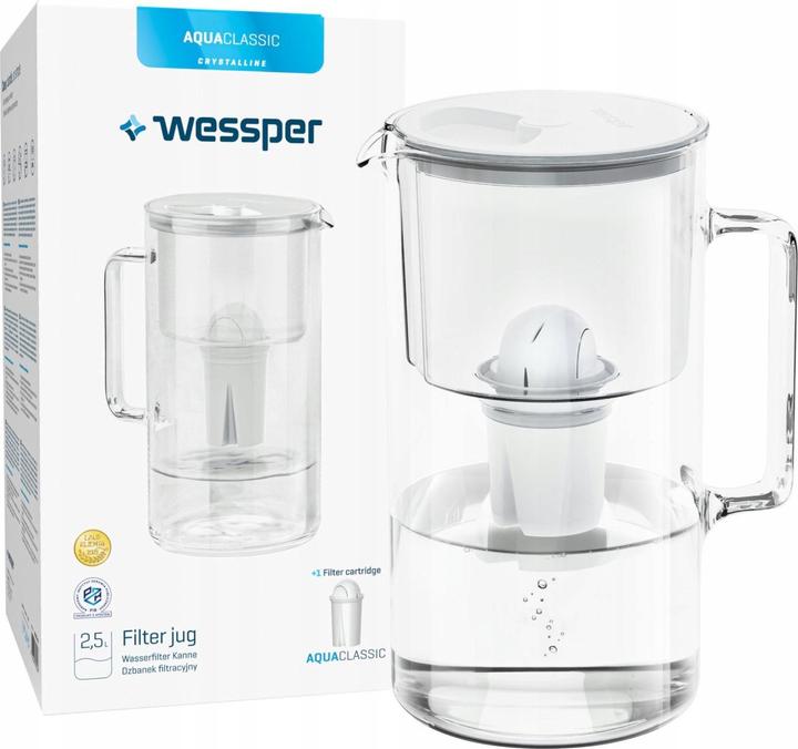 Wessper Caraffa filtrante (WES202-WH)