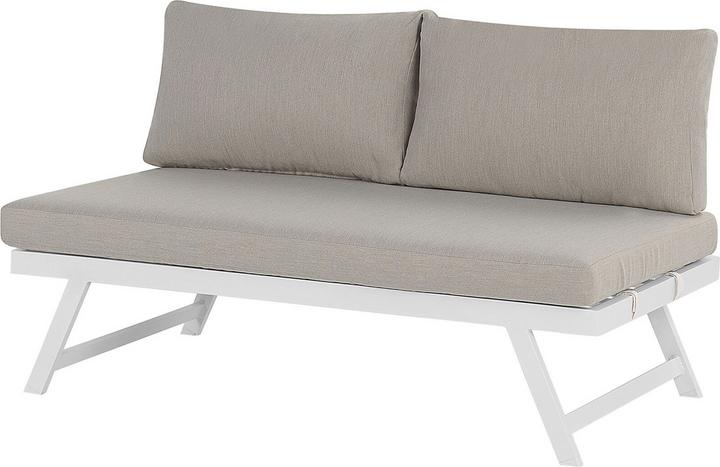 Produktbild Beliani Gartenmöbel Set Aluminium 5-Sitzer Auflagen taupe COCCORINO