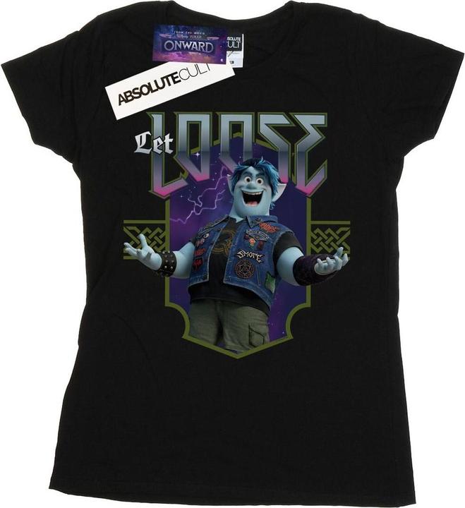 Actual product image Disney Womens/Ladies Onward Barley Let Loose Cotton T-Shirt (XL)