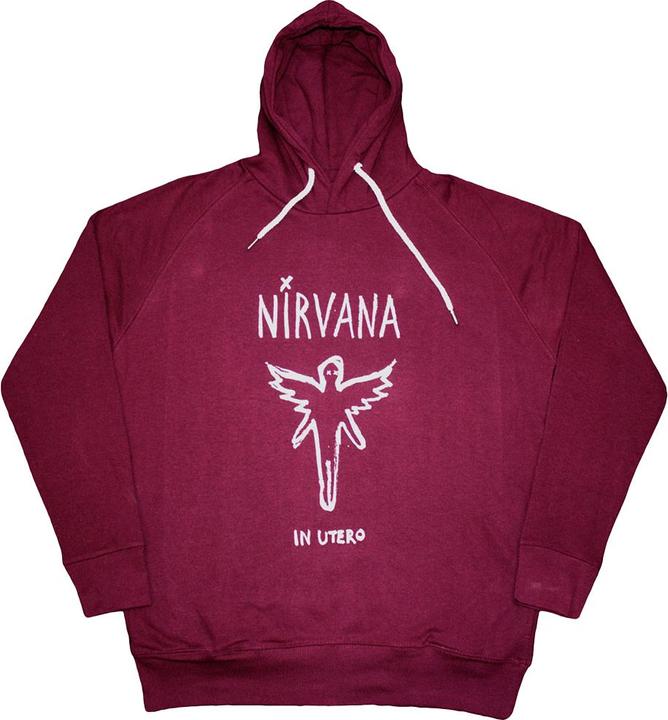 Actual product image Nirvana Unisex Adult In Utero Outline Pull Over Hoodie (XXL)