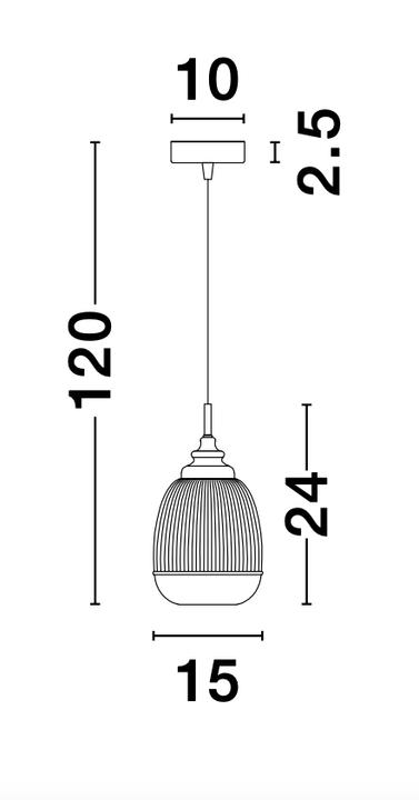 Actual product image Nova Luce Moon (E14)