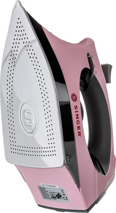 Produktbild Singer Dampfbügeleisen STEAMCRAFT ROSA/GRY (2600 W, 75 g/min)