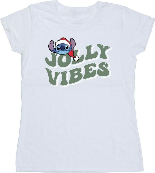 Immagine prodotto Disney Lilo & Stitch Jolly Chilling Vibes Maglietta Donna (XXL)