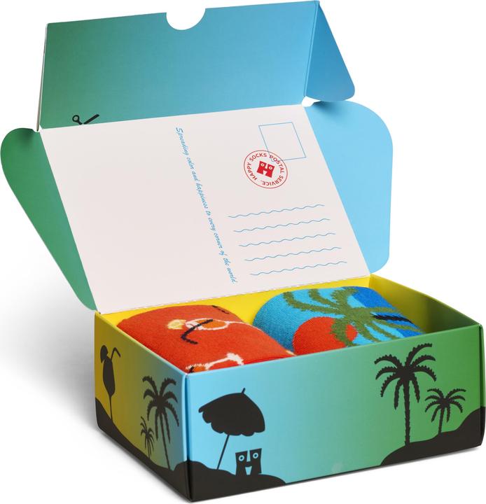 Immagine prodotto Happy Socks Vita da spiaggia (Confezione da 2, 36 - 40)