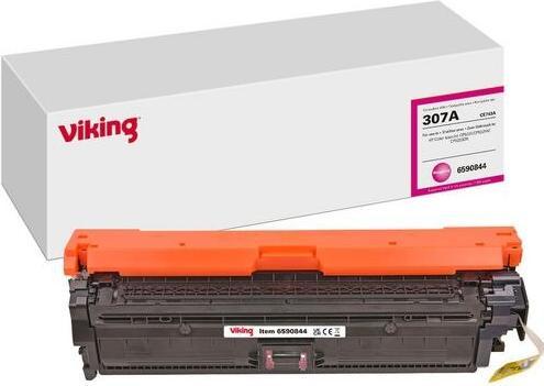 Actual product image Viking Toner cartridge Compatible HP 307A CE743A Magenta (M)