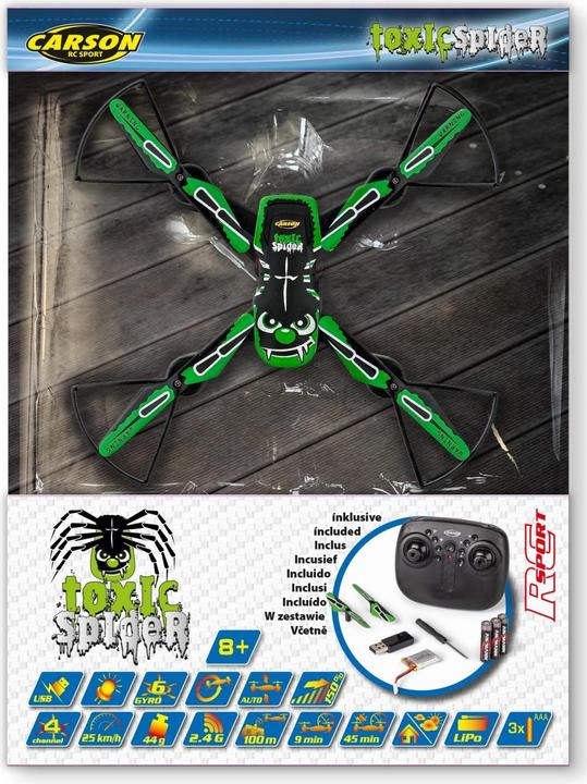 Produktbild Carson X4 Toxic Spider (Kinder Drohne) (9 min, 44 g)