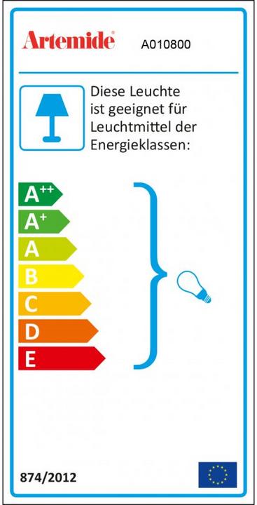 Label énergétique Artemide Tolomeo Micro Pinza (267 lm, E14)