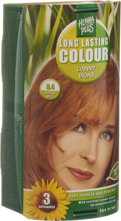 Hennaplus Long Lasting Colour (8.4 Kupfer Blond)