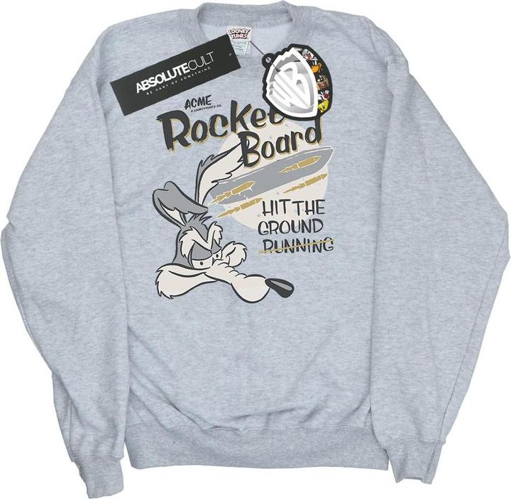 Looney Tunes Wile E Coyote Rocket Board Sweatshirt