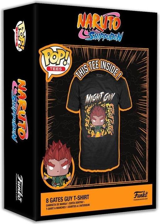 Actual product image Funko Naruto POP! tees T-shirt 8 Gates Guy (L) (L)