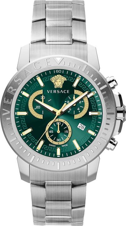 Immagine prodotto Versace VE2E00821 Nuovo orologio cronografo da uomo 45mm 5ATM (Cronografo, 45 mm)