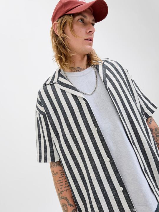 Actual product image Jack & Jones Jorsummer Structure Ss Shirt Styd Ss25 (L)