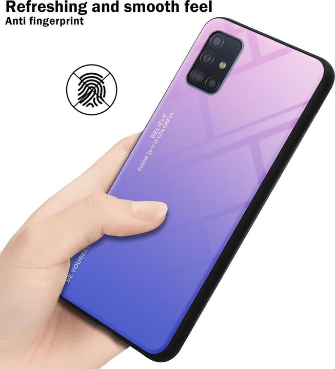 Produktbild Cadorabo TPU 2 Farben Glas Cover (Samsung Galaxy M40s)