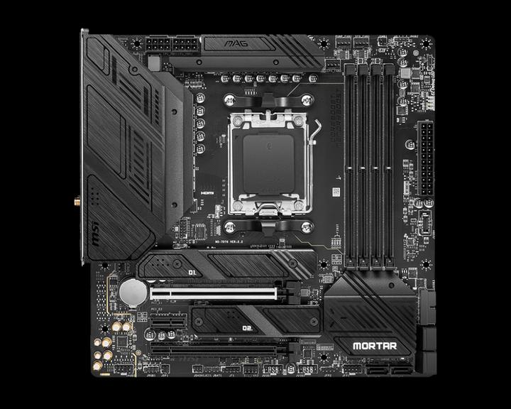 Actual product image MSI MAG B650M Mortar WIFI (AM5, AMD B650, mATX)