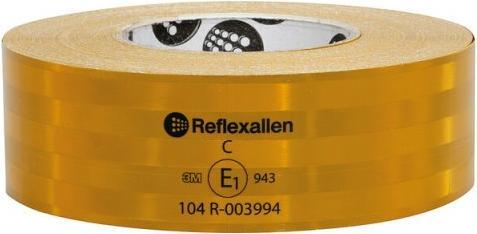 Image du produit Lampa Ruban de signalisation de sécurité pour surfaces rigides - 50 m - jaune
