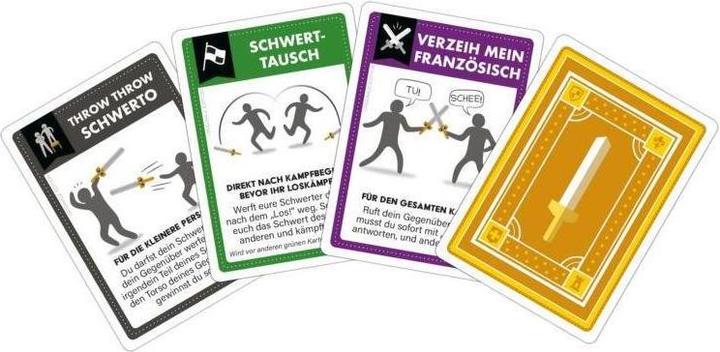 Actual product image Exploding Kittens Welcome to the cutting and stabbing festival (German)