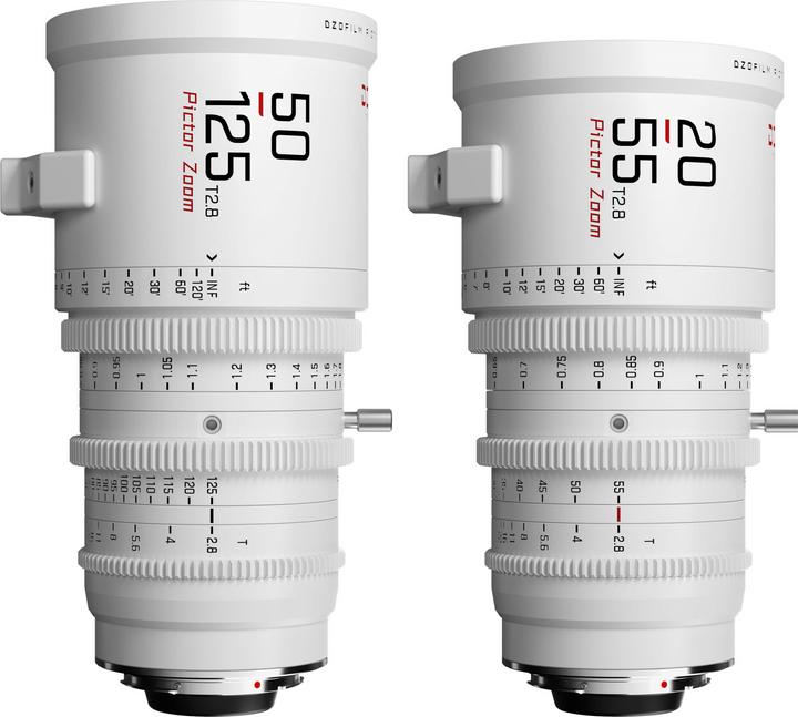 Image du produit Dzofilm Kit Pictor Zoom 2 Objectifs (50-125/20-55 T2.8) Blanc (Monture L)