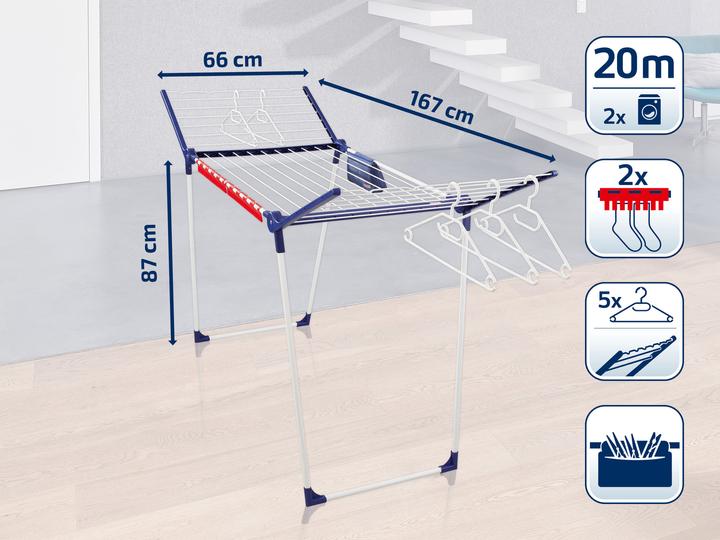 Produktbild Leifheit Standtrockner Pegasus 200 Solid Comfort (20 m)