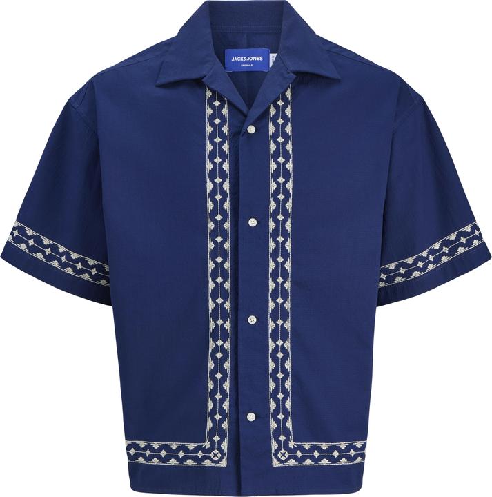 Actual product image Jack & Jones Jordia Emb Crinkle Resort Shirt Ss (XL)