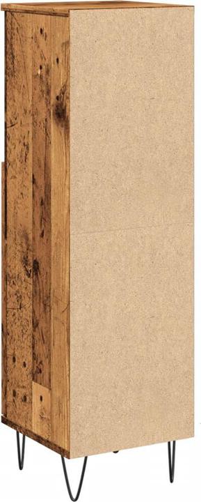 Image du produit VidaXL Armoire de toilette Armoire midi Armoire de toilette Meuble de salle de bain Armoire aspect bois (30 x 30 x 100 cm)