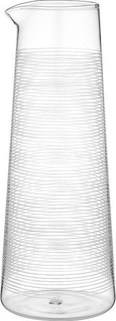 Actual product image Ladelle Linear Etched Clear 1.2 litre water jug (1.20 l)