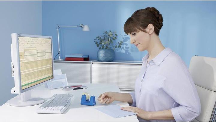 Actual product image tesa EASY CUT SMART tape dispenser for tables, with anti-slip technology, incl. 4 rolls of tesafilm