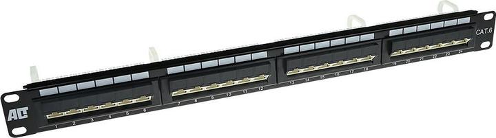 Image du produit Panneau de brassage 24 ports non blindé 45° CAT6 PATCHPANEL 24P UTP C6 45GR