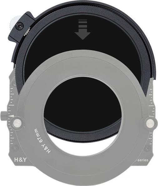 Produktbild H&Y Grauer Zirkularpolarisationsfilter ND32 K-Serie CPL HD MRC – 95 mm Drop-in (95 mm, Polarisationsfilter)