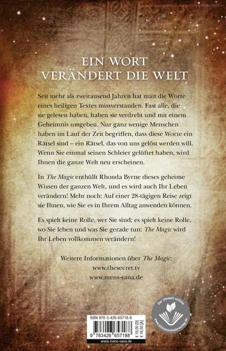 Image du produit The Magic (Allemand, Rhonda Byrne, 2012)