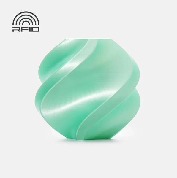 Bambu Lab - PLA Silk+ - Mint - 1.75mm (PLA, 1.75 mm, Grün)