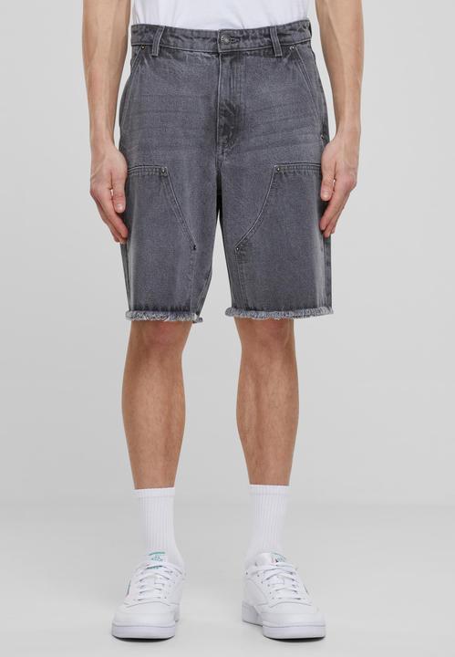 Urban Classics Open Edge Two Knee Denim Shorts - 166803