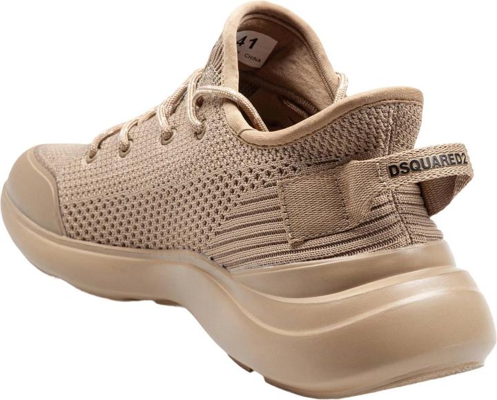 Produktbild Dsquared2 fly stretch knit sneakers khaki color (42)