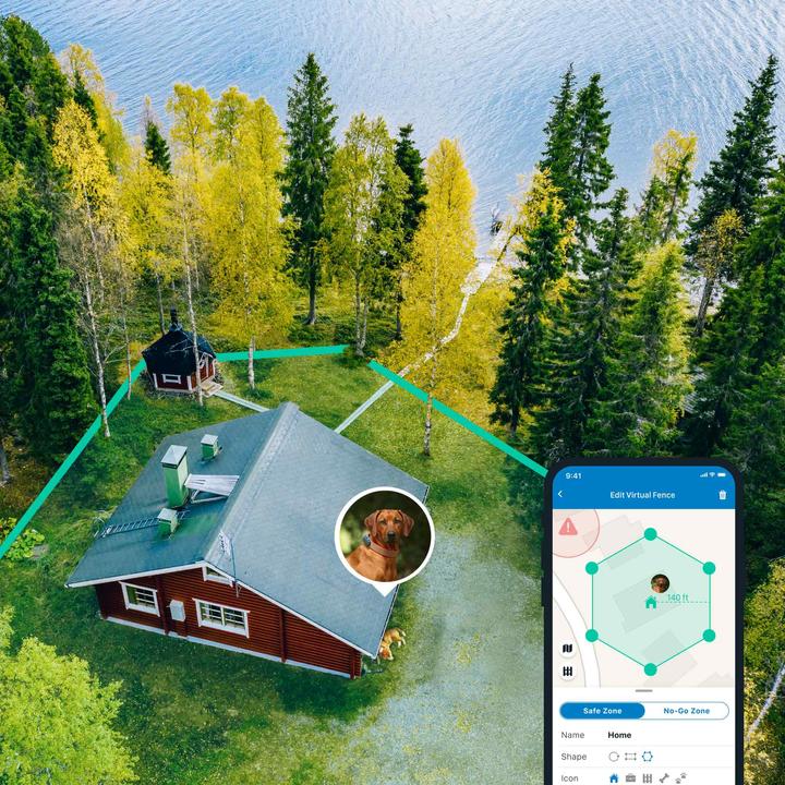 Actual product image Tractive Dog 4 GPS Tracker for Dogs (Cat, Dog, Walks)