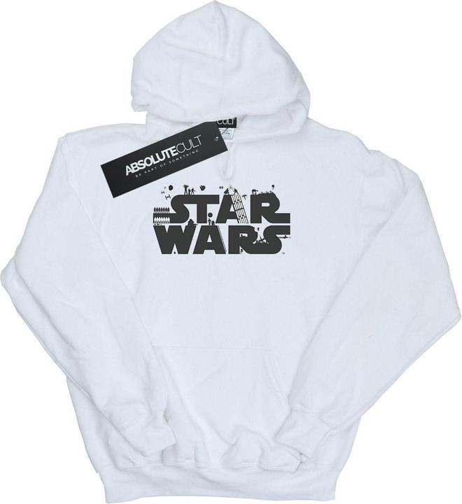 Actual product image Star Wars Mens Minimalist Logo Hoodie (S)