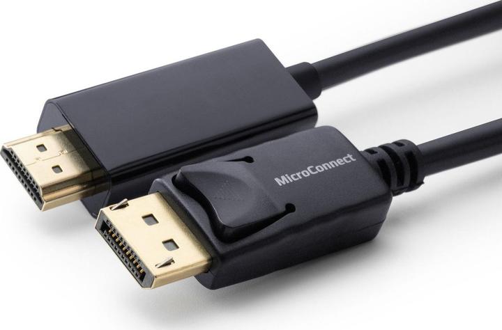 Produktbild MicroConnect DisplayPort to HDMI Cable 10m Male (10 m, DisplayPort)