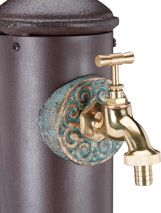 Actual product image Relaxdays Garden Water Fountain Column, Antique Style
