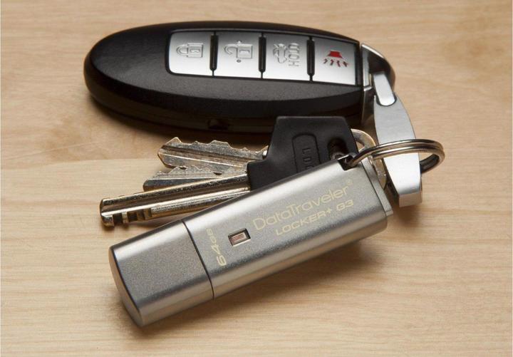 Immagine prodotto Kingston DataTraveler Locker+ G3 (128 GB, USB 3.1, USB-A)