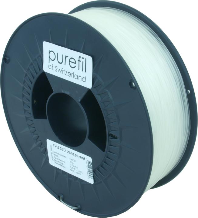 Productafbeelding Purefil Draad (PC, 1.75 mm, 1000 g, Transparant)