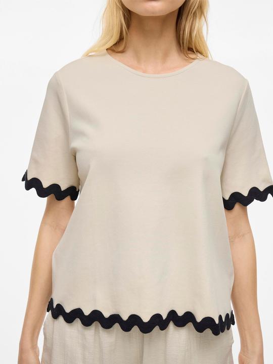 Image du produit Vila VICALISA Rundhals Oberteil mit kurzen Ärmeln (XL)