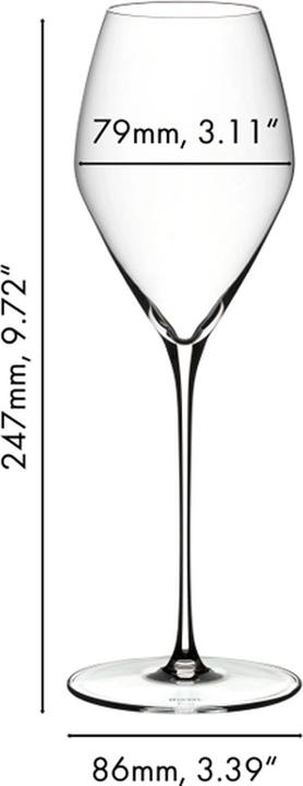 Image du produit Riedel Veloce Rosé Weingläser + Poliertuch (34.70 cl, 2 Verres, Verres à vin blanc)