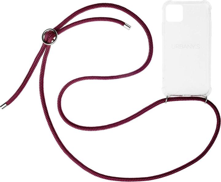 Actual product image Urbany's Necklace Case iPhone 15 Pro Red Wine (Apple iPhone 15 Plus)