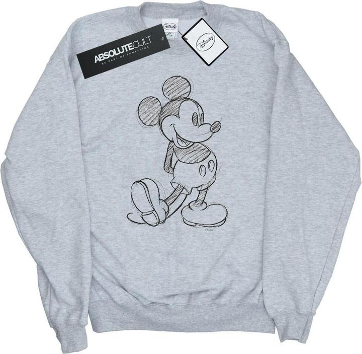 Actual product image Disney Girls Mickey Mouse Sketch Kick Sweatshirt (152, 158)