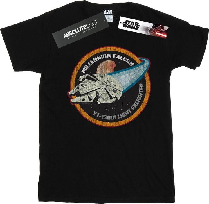 Produktbild Star Wars Millennium Falcon Badge TShirt (M)