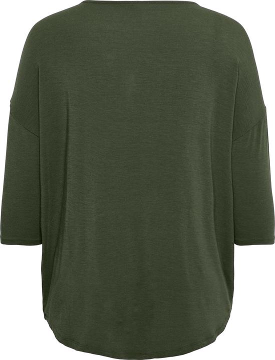Image du produit Only Top curvy à la coupe décontractée et aux manches 3/4 Top (S)
