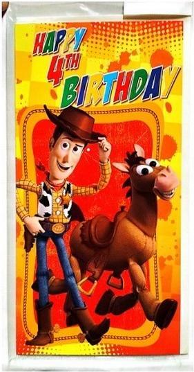 Actual product image Toy Story 4th Birthday Greetings Card (1 pcs.)